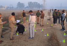 यमुनानगर में पुलिस और बदमाशों के बीच मुठभेड़। पुलिस ने किया बदमाशों का एनकाउंटर।