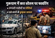 गुरुग्राम में लग्जरी कार शोरूम बना निशाना,हिमांशु गैंग धमकी के बाद शोरूम पर हमला